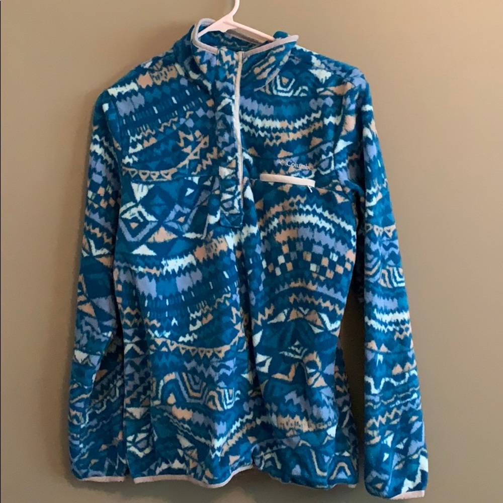 Columbia quarter zip sweater